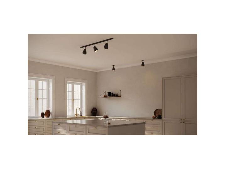 Plafonnier Anoli Spot Track 3, noir, à 3 lampes - Nuura - Salon / séjour - Scandinave - Métal - Multi-ampoules