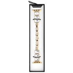 Neue Armbanduhr GlacierX Zirconia Chain Bracelet Gold für Apple Watch 38/40/41mm Farbe Gold