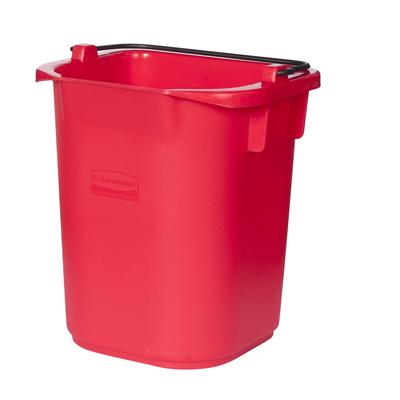 Eimer 5 Liter, Rubbermaid, VB 000983-10, Rot