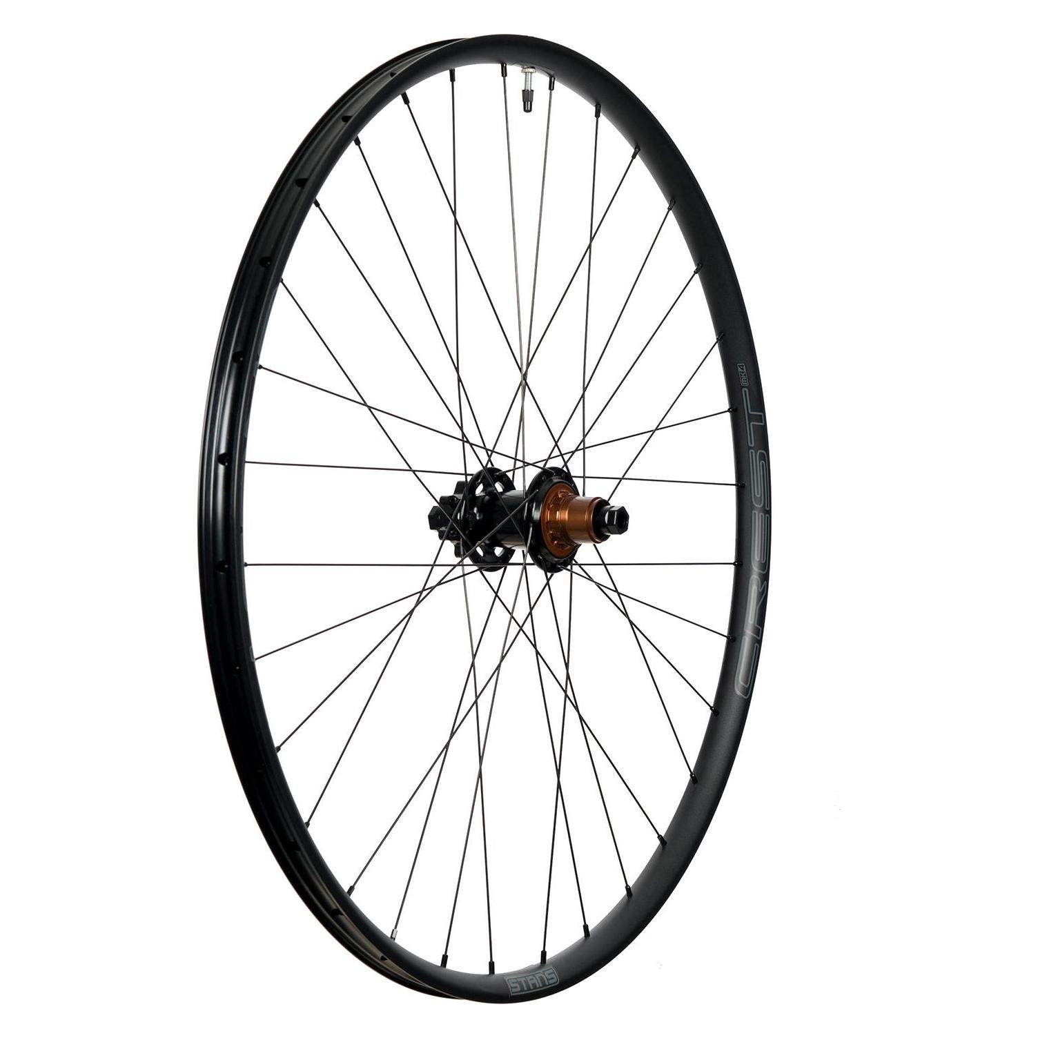 Notubes Stan's Crest MK4 Rear Wheel - 29" - 12x148 TA - Shimano Micro Spline - Centerlock - Gray (Hinterrad, 29") (DWC490018)
