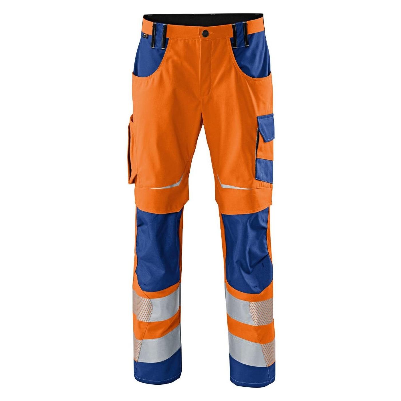 Kübler unisex Warnschutzhose REFLECTIQ orange, kornblau Grösse 94 (94) (10001784219162)
