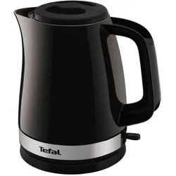 Tefal Loft KO2508 / Wasserkocher / 1,7 l / 2400 W / schwarz, Wasserkocher, Schwarz, Silber