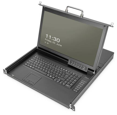 Digitus DS-72220-2GE 8 Port KVM-Konsole VGA Maus, Tastatur 1920 x 1080 Pixel