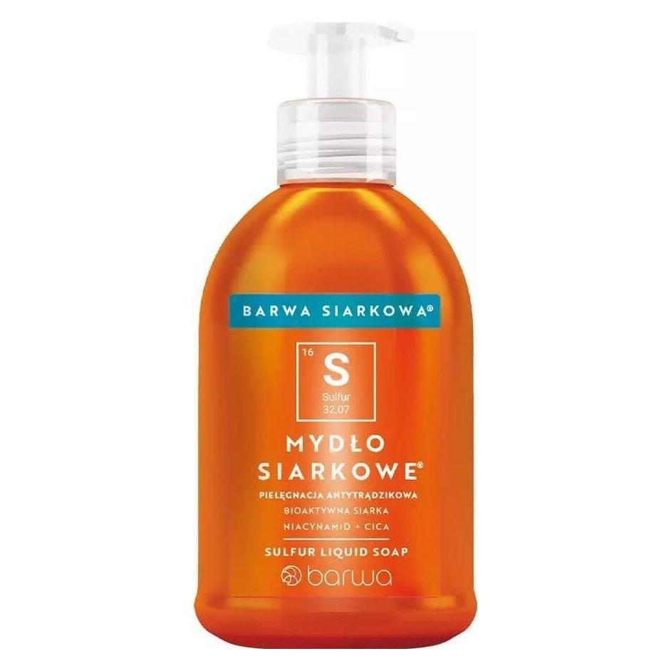 Barwa Sulphur Liquid Sulphur Soap 300Ml (Flüssigseife, 300 ml) (5905172331707)