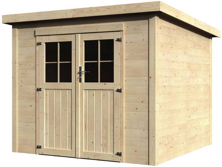 Abri jardin bois Talion - 5.36 m² - 2.30 x 2.33 x 2.02 m - 19 mm