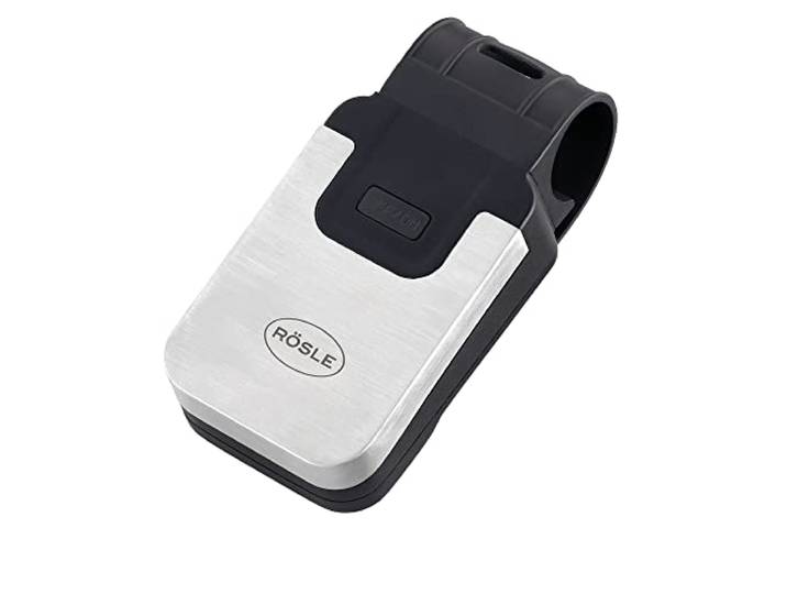 RÖSLE Universal BBQ LED-Griffleuchte, Hochwertige Grilllampe zur Beleuchtung von Kohle- und Gasgrills am Abend, zwei Helligkeitsstufen, einfache Befestigung, 100 Lumen