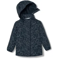Tchibo - Kinder-Thermo-Regenjacke mit reflektierenden Elementen - Kinder - Gr. 122/128 - silber