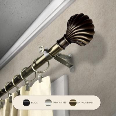 InStyleDesign Shelly Adjustable Curtain Rod