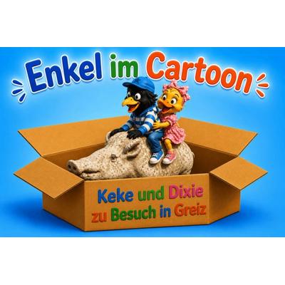 Enkel im Cartoon - Zu Besuch in Greiz, Taschenbuch von Joachim Lehmann, Praxis Plus Verlag GmbH, 978-3-945202-63-0