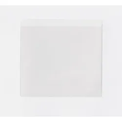 100 CD-Taschen für Mini-CD, ohne Klappe, selbstklebend, transparent