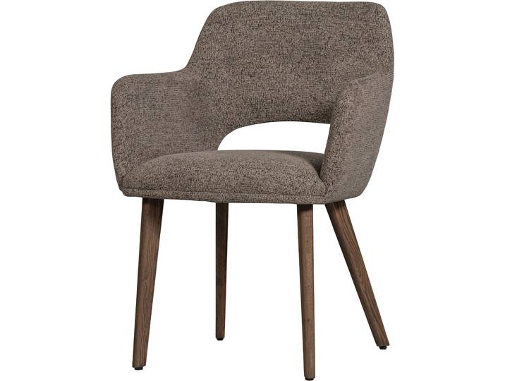 Esszimmerstuhl WOOOD, braun (taupe), H:86cm, Stühle, Esszimmerstuhl