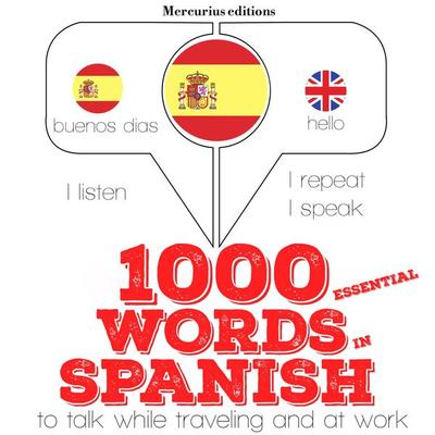 1000 essential words in Spanish - JM Gardner, Audio, 9782821114111