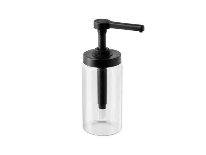 APS 93285 Dosierspender DISPENSA Glas, 1 l, Hubvolumen 15 ml, Ø 10 cm