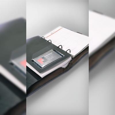 Durable 8092 19 Selbstklebetasche POCKETFIX®, Größe: 110x62mm, m.Klappe, transparent, 10St.