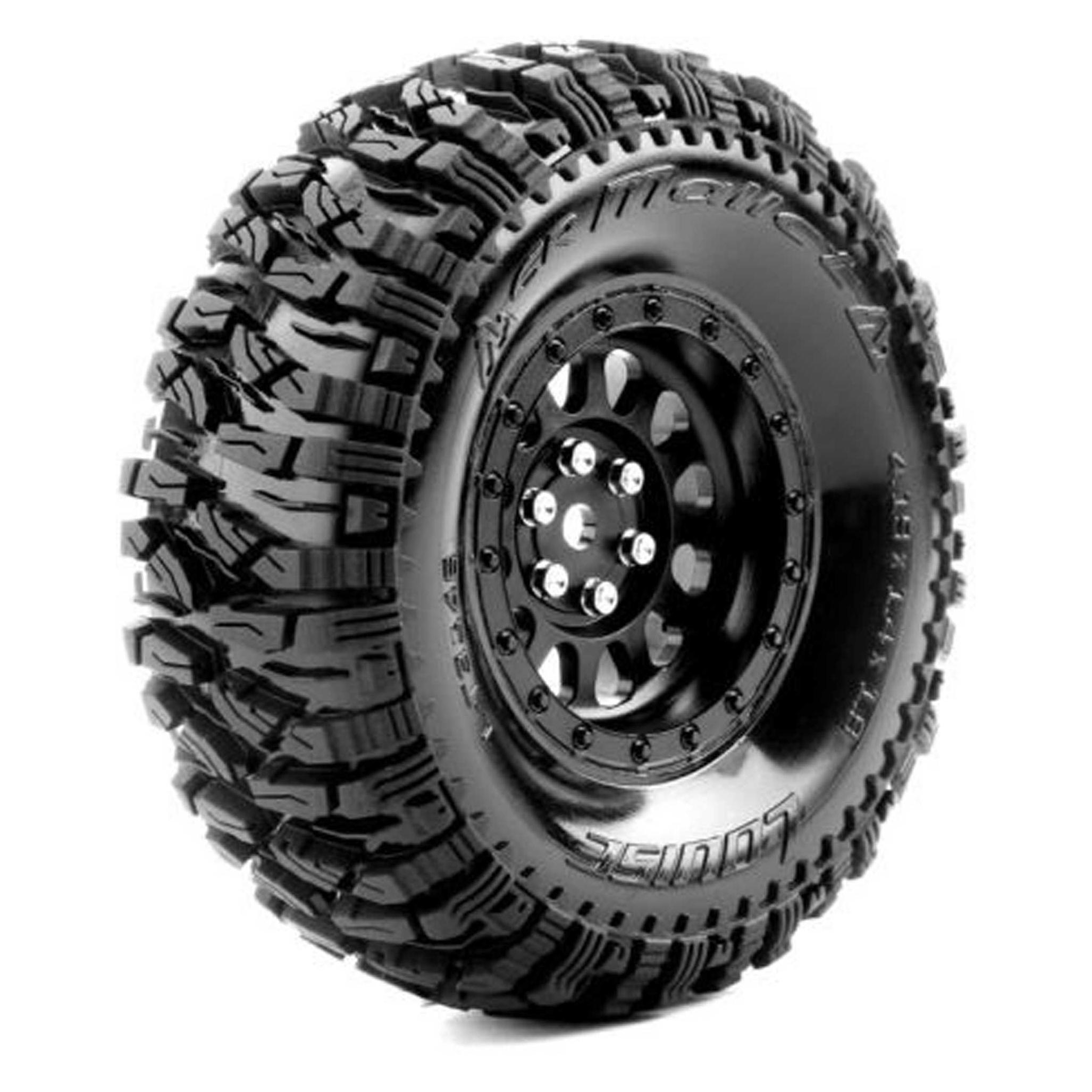 Louise cr-mallet 1.9 class 1 supersoft inkl. felgen schwarz 12mm crawler (2) (LOUT3346VB)