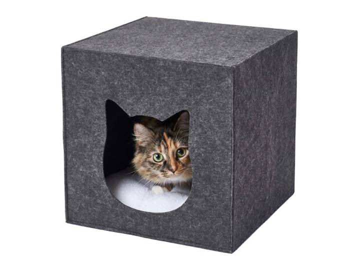 Relaxdays Niche en feutre pour chat