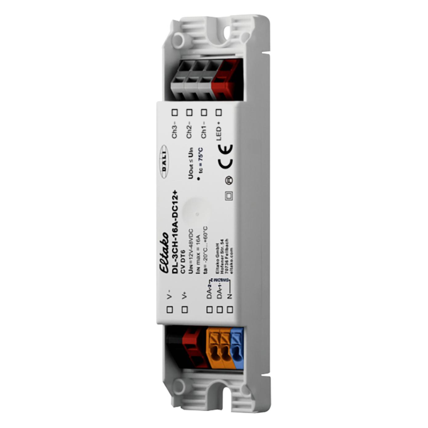 Eltako DL-3CH-16A-DC12+ LED-Dimmer 3-Kanal Einbau, Zwischendeckenmontage (33000018) (Dimmaktor) (33000018)