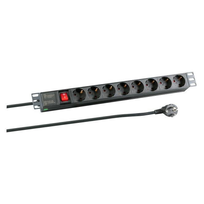 EFB Elektronik Steckdosenleiste (8x, CEE 7/3, 2 m) (EK622DE.2)