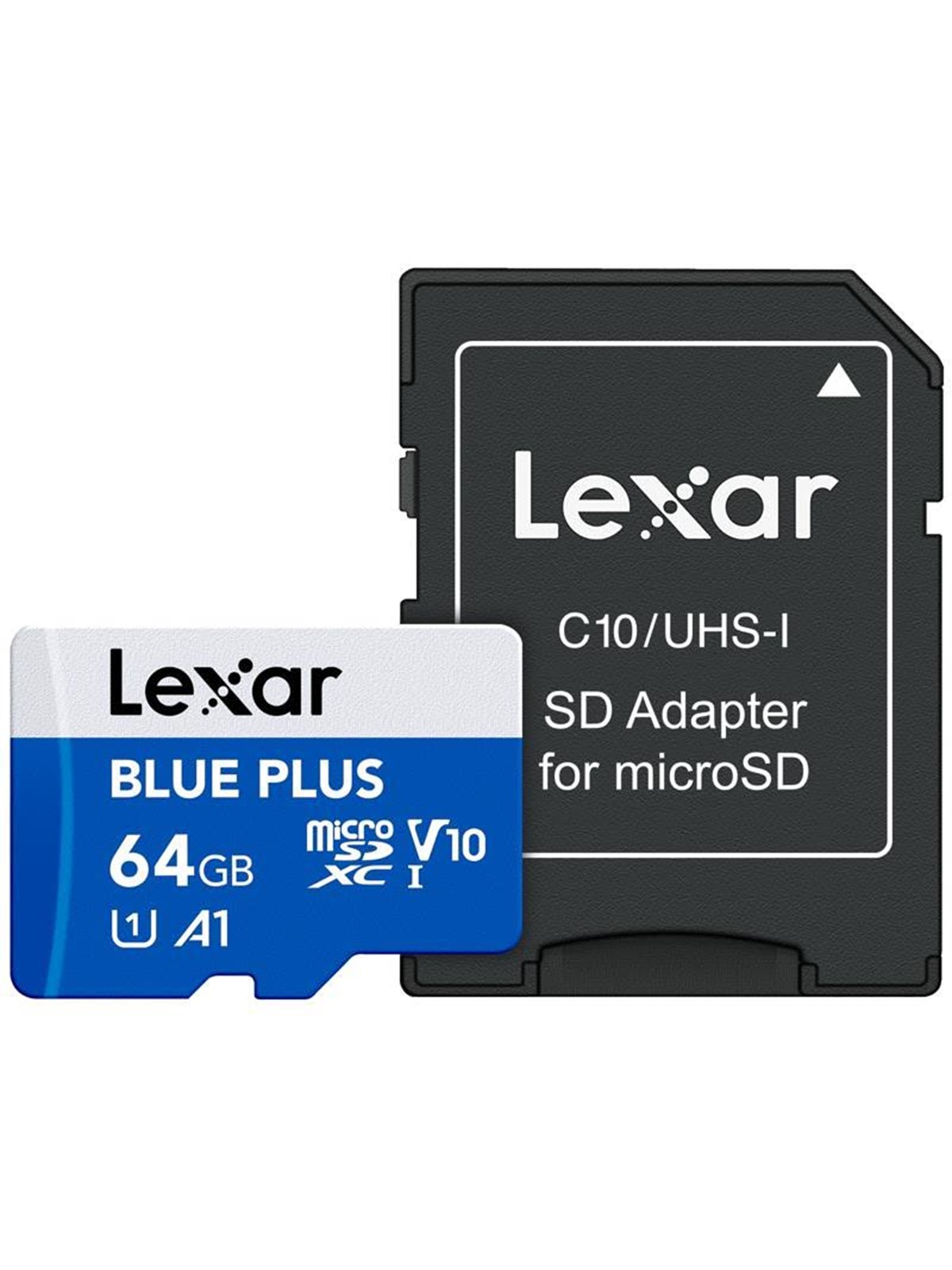 Lexar BLUE PLUS - flash memory card - 64 GB - microSDXC UHS-I