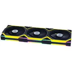 Lian-Li CASE FAN 120MM/G99.12SL1W3B.00 (120 mm, 3x), PC Lüfter, Schwarz