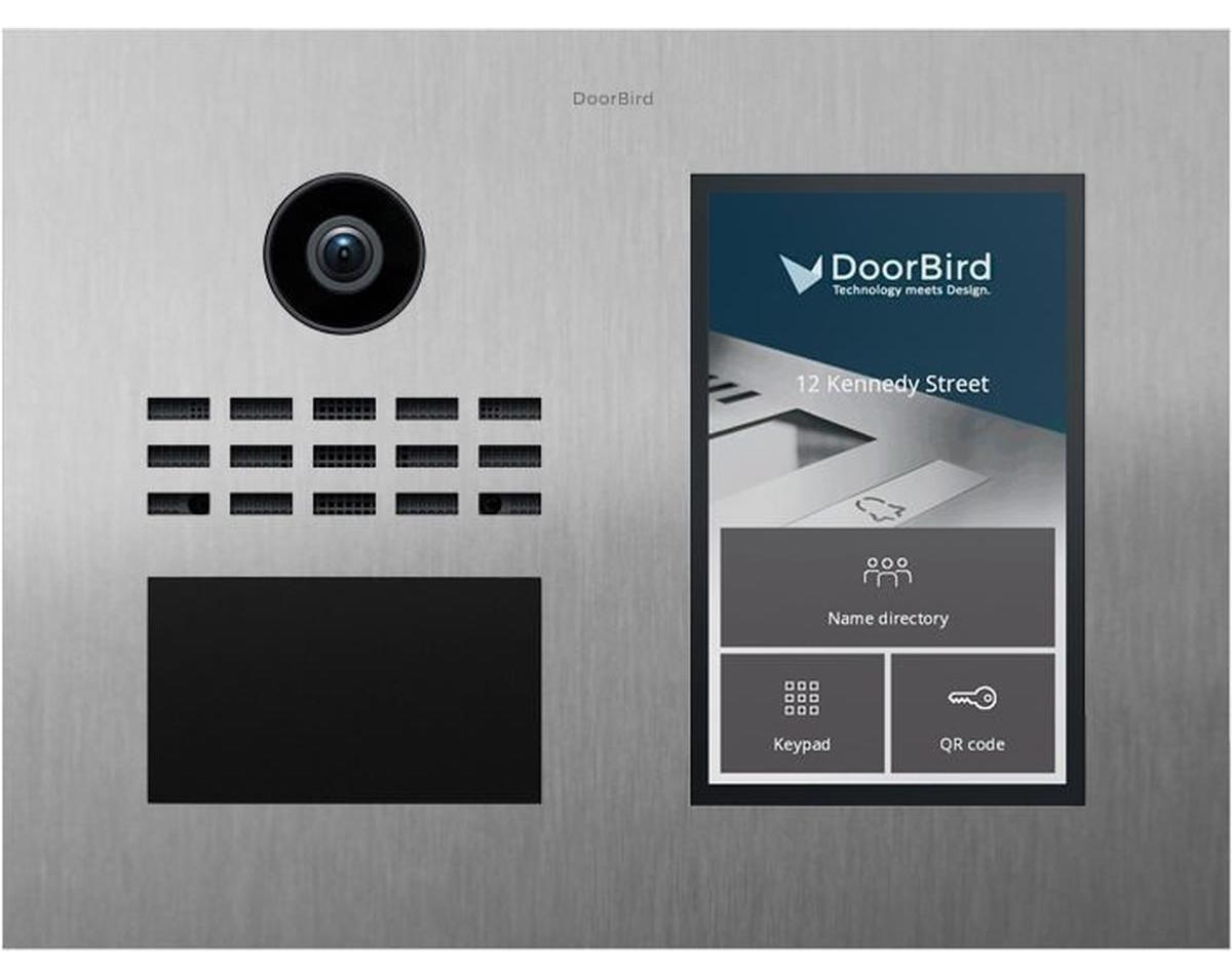 DoorBird D31TDH, 17,8 cm (7"), LCD, 1080p, Ultra-Weitwinkel, 180°, 82°