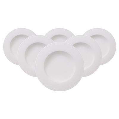 Villeroy & Boch White Pearl Suppenteller ø 24,8 cm 6er Set