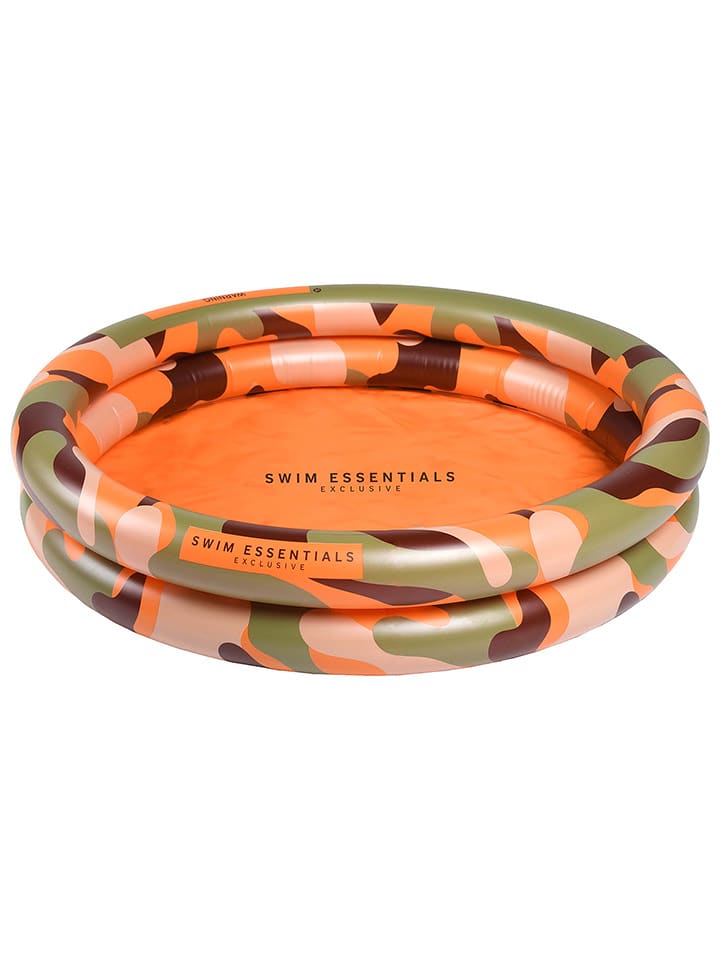 Swim Essentials Planschbecken ''Forest Fade'' in Orange - Ø 150 cm - onesize