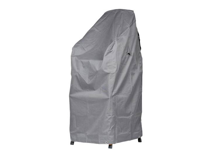 mehr Garten Schutzhülle für Stapelstühle / Klappsessel Shp-20006, Grau, Kunststoff, 66x150x66 cm, Gartenzubehör, Abdeckung für Gartenmöbel