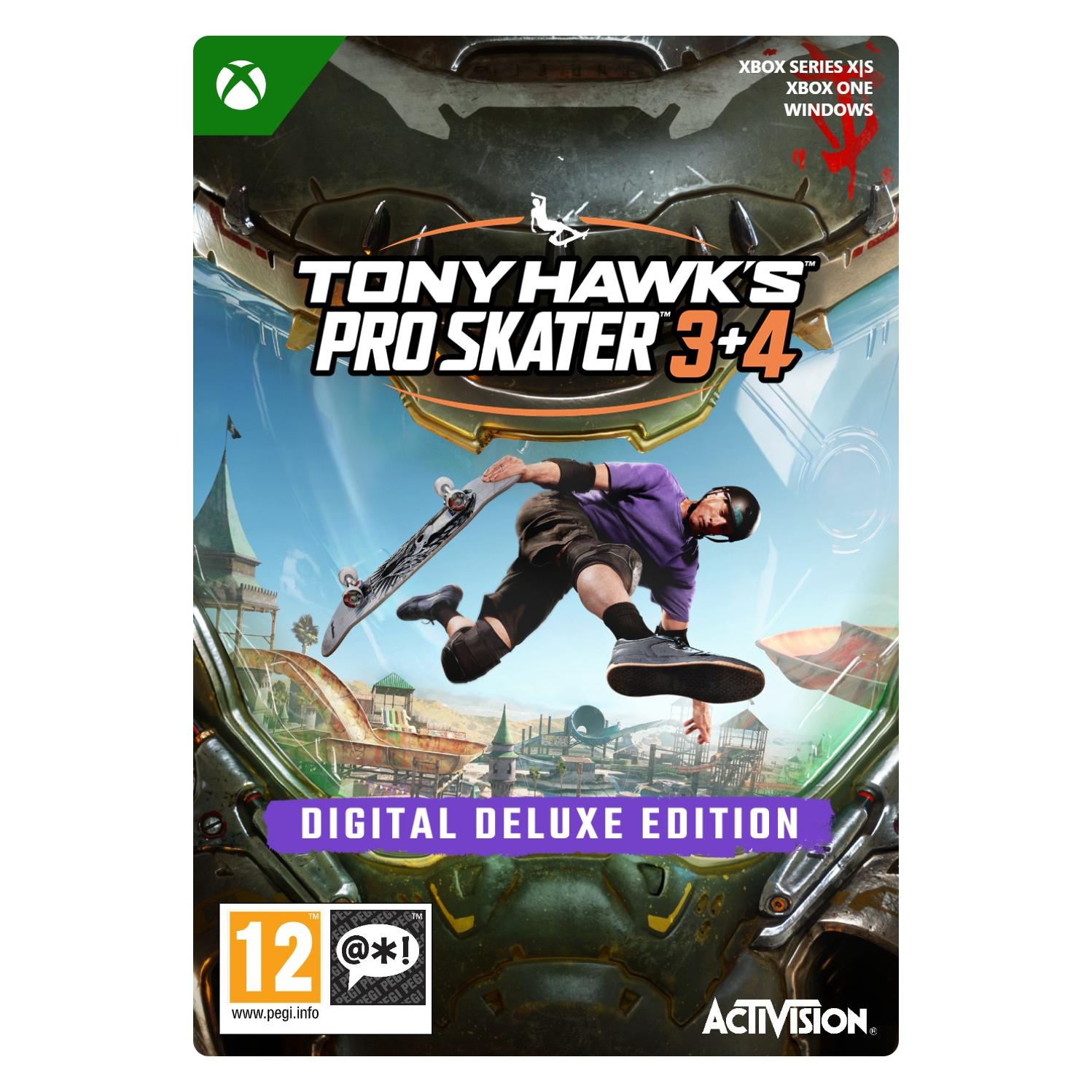 Microsoft Xbox Tony Hawks Pro Skater 3 + 4 - Digital Deluxe Edition Download Code (Xbox Series X) (G7Q-00374)