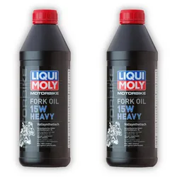2x Gabelöl LIQUI MOLY 2717 Motorbike Fork Oil 15W heavy Motorrad 1 Liter