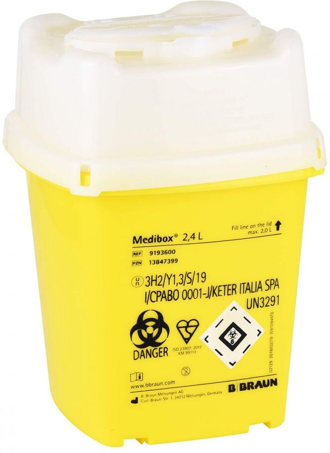 Medibox Entsorgungsbehälter 2,4 l