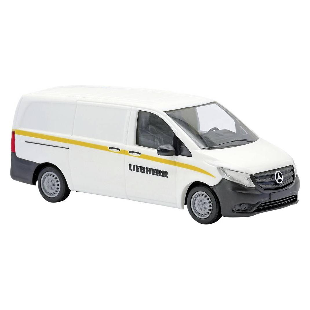 Busch 54805 H0 Bus Modell, Einsatzfahrzeug Modell Mercedes Benz Vito, Liebherr (54805)