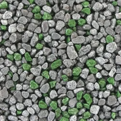 Terralith Metallic - Steinteppich WAND -metallic mix 204- für 1 qm