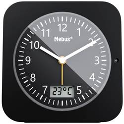 Mebus 25609 Funk Wecker Schwarz
