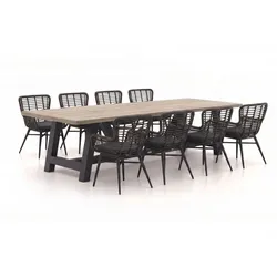 Intenso Asti/Bresimo 330 cm Gartenmöbel-Set 9-teilig