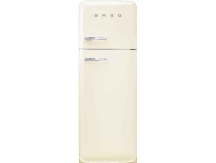 Smeg Kühl-Gefrier-Kombination, Creme, Metall, 1 Schublade(n),3 Schublade(n) Schubladen, C, 60x172x72.8 cm, Made in Italy, Abtauautomatik, LED-Innenbeleuchtung, elektronische Temperaturregelung, No-Frost, Warneinrichtung bei Temperaturanstieg, Kälteakku, Urlaubsschaltung, Küchen, Küchenelektrogeräte, Kühl- & Gefrierschränke, Kühl- und Gefrierkombinationen