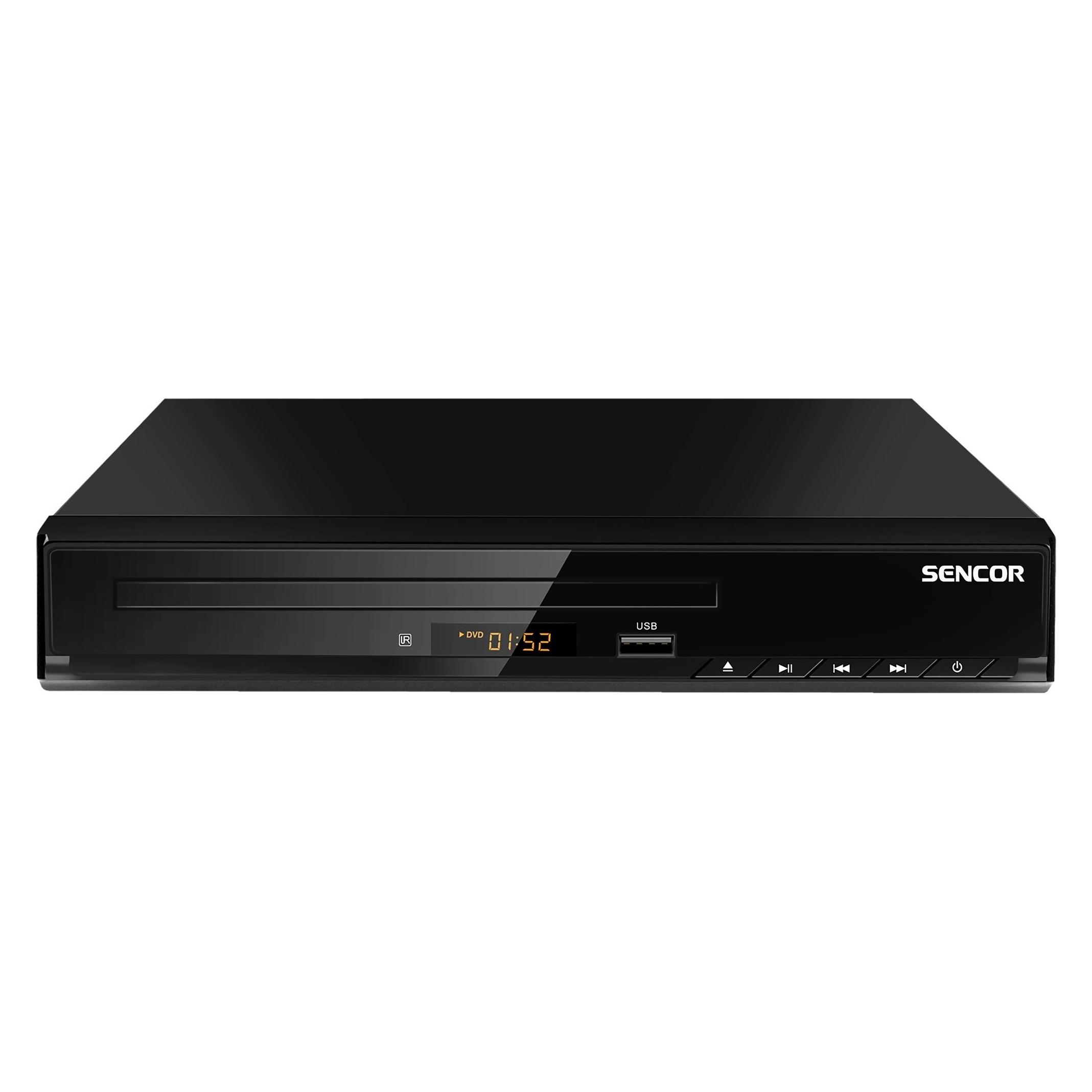 Sencor SDV 2513H schwarz / DVD-Player / HDMI / SCART / USB (DVD Player) (8590669344666)