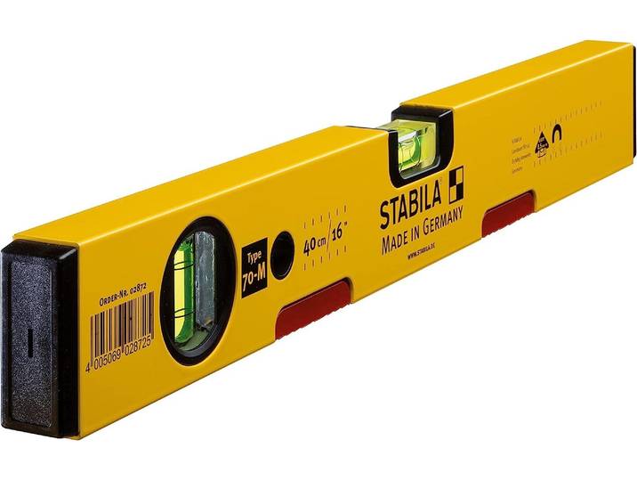 Niveau à bulle STABILA Type 70 M - 40cm - Aimant aux terres rares - 2872