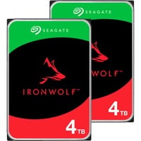 IronWolf NAS 2 x 4 TB Bundle , Festplatte SATA 6 Gb/s, 3,5", 2er Bundle