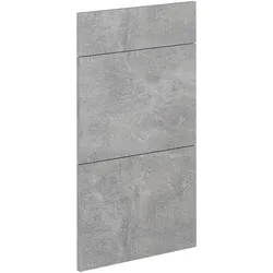 Vicco, Regal, Küchenfront R-Line, Beton, 39.6 x 71.3 cm Möbelfront für den Schubladenunterschrank