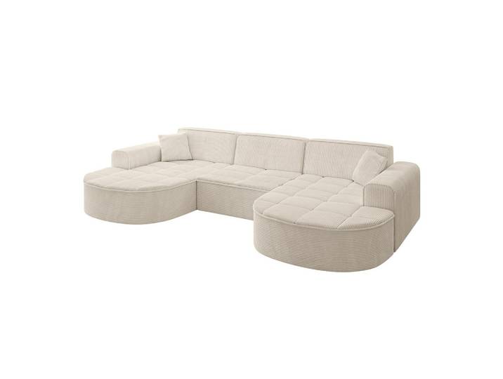 WOHNLANDSCHAFT TARO-U1 - 303x171x79,5 cm Beige