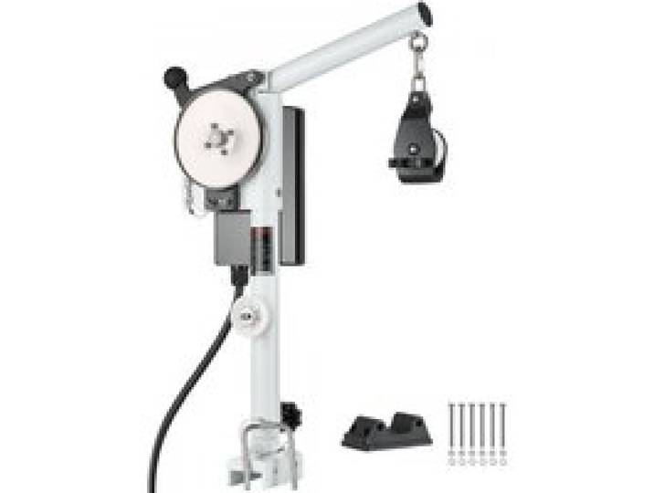 VEVOR Krabbenkorb-Hebevorrichtung, 12 V DC 1200 W, Seilwinde 90 kg Hubkapazität, Leitungsgeschwindigkeit von 35 m/min, 360° Rotation, Krabbentopfzieher für Krabben-, Garnelen-, Hummerfallen