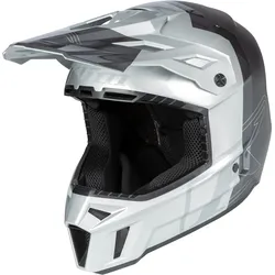Klim F3 Carbon Pro, Motocrosshelm - Silber/Grau - L