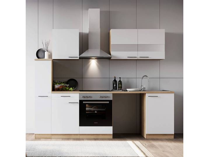 Cuisine Merle I 250cm Blanc/Blanc