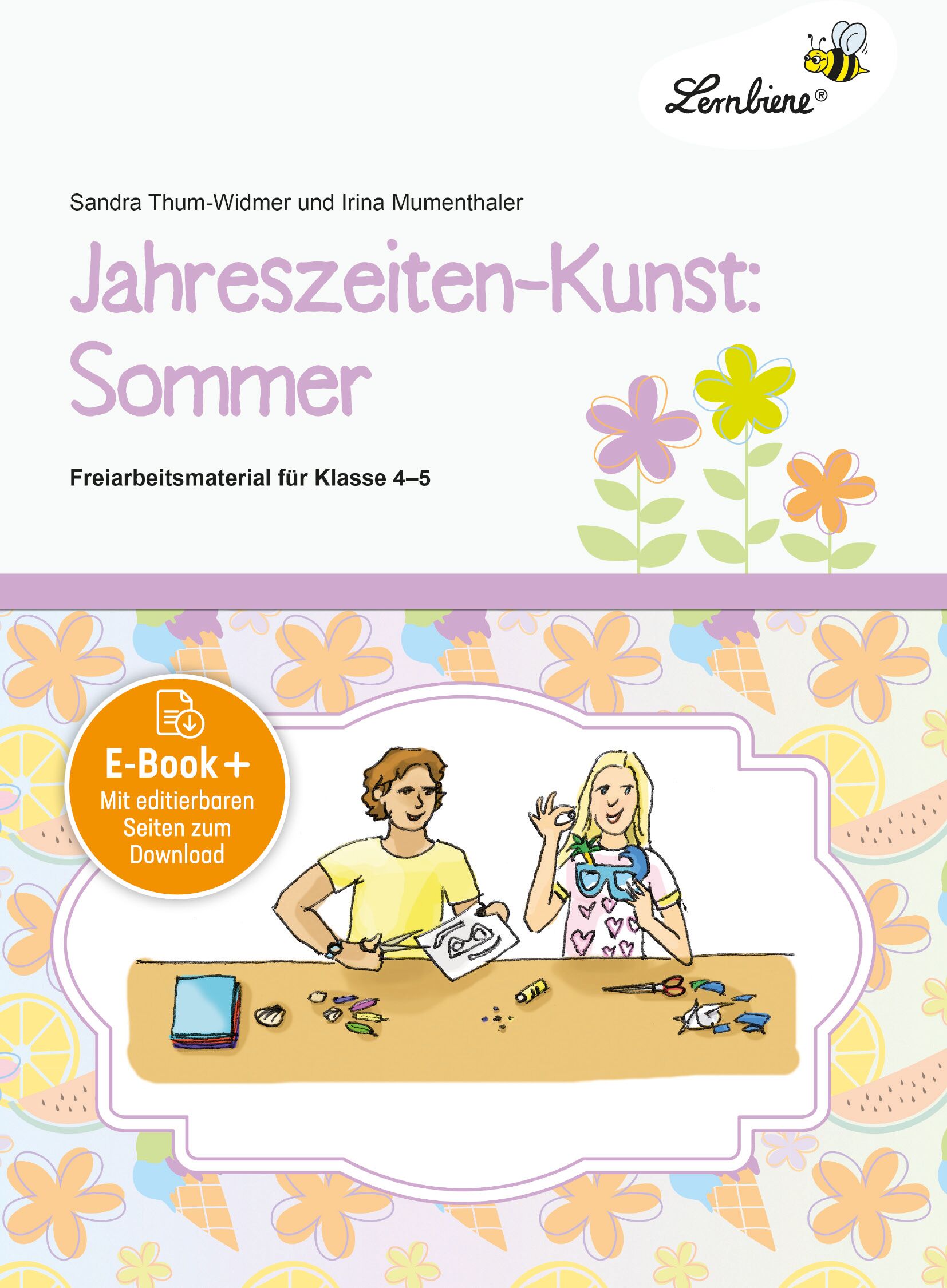 Lernbiene Jahreszeiten-Kunst: Sommer