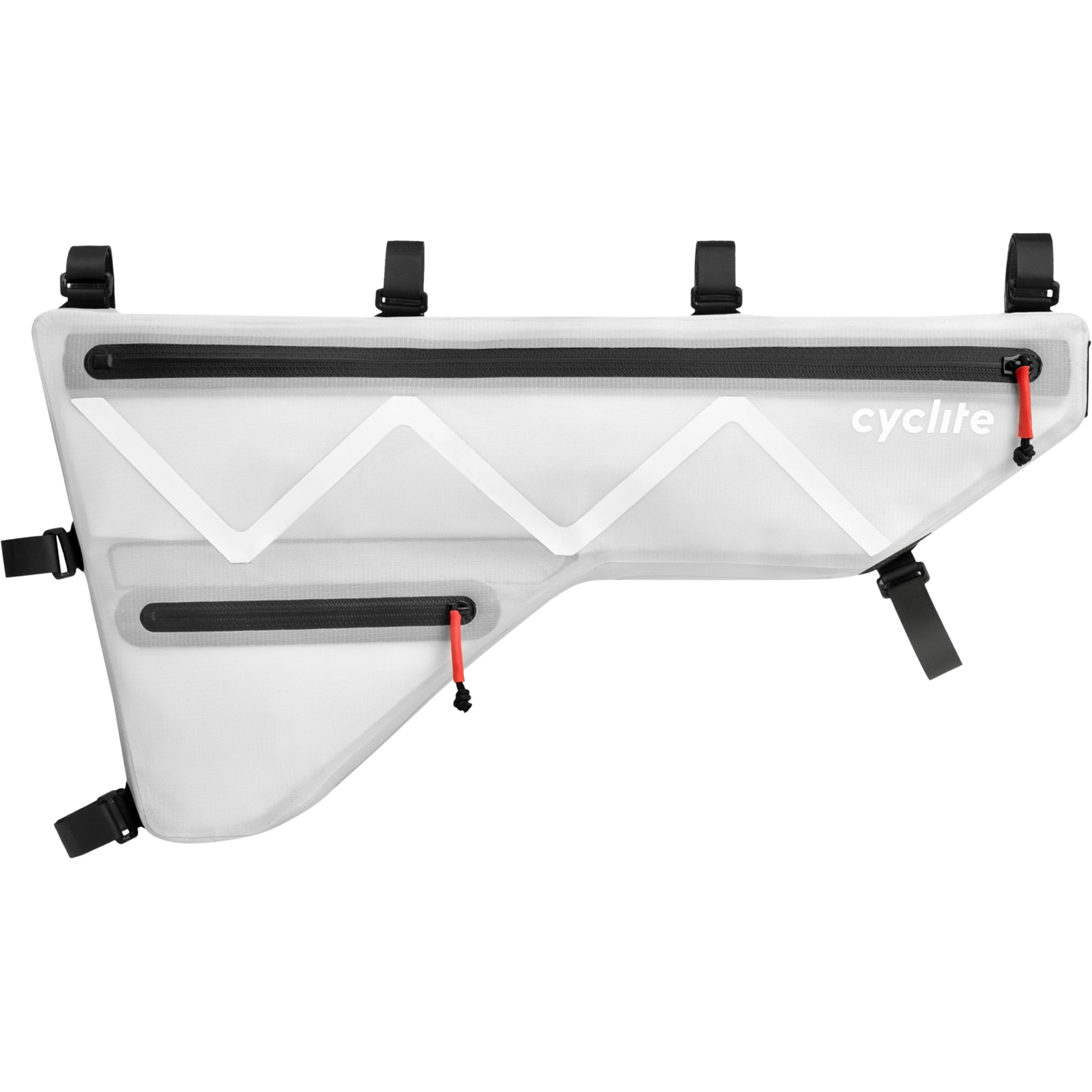 Cyclite Frame Bag Large / 02 Rahmentasche Fahrradtaschen weiss Größe 3.6L Bikepacking | Gravel