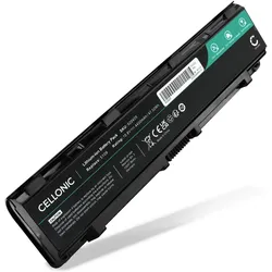 Cellonic Akku für Toshiba Satellite C55-A, C70D-B, L70-A, C70D-A, C55D-A, C55DT-A (4400 mAh), Notebook Akku, Schwarz