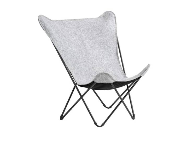 Lafuma MOBILIER - Breiter Butterfly Chair - Sphinx - Soft - Grau Plume LFM2951_9310-5 Jahre Garantie