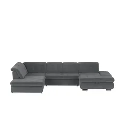 Kollektion Kraft Wohnlandschaft   ¦ grau ¦ Maße (cm): B: 382 H: 102 T: 260.0