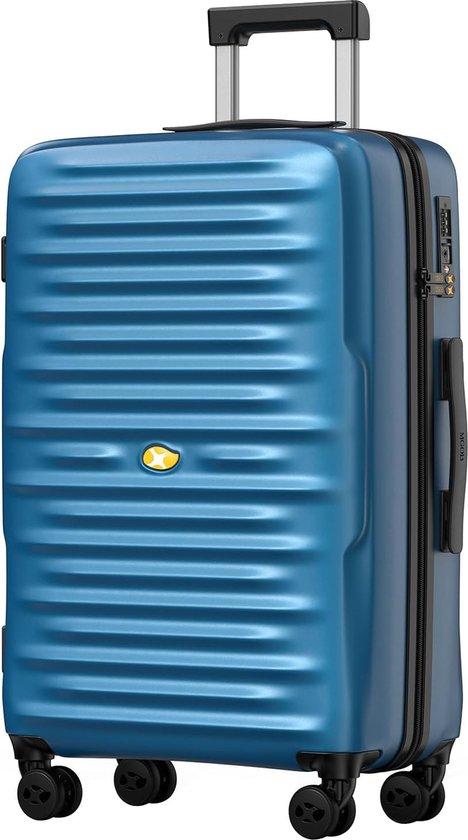 Famanu Koffer Leichtgewicht Hartschale Trolley - Blau